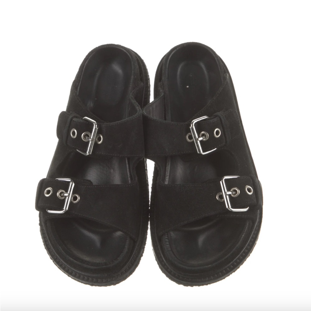 ISABEL MARANT suede slides